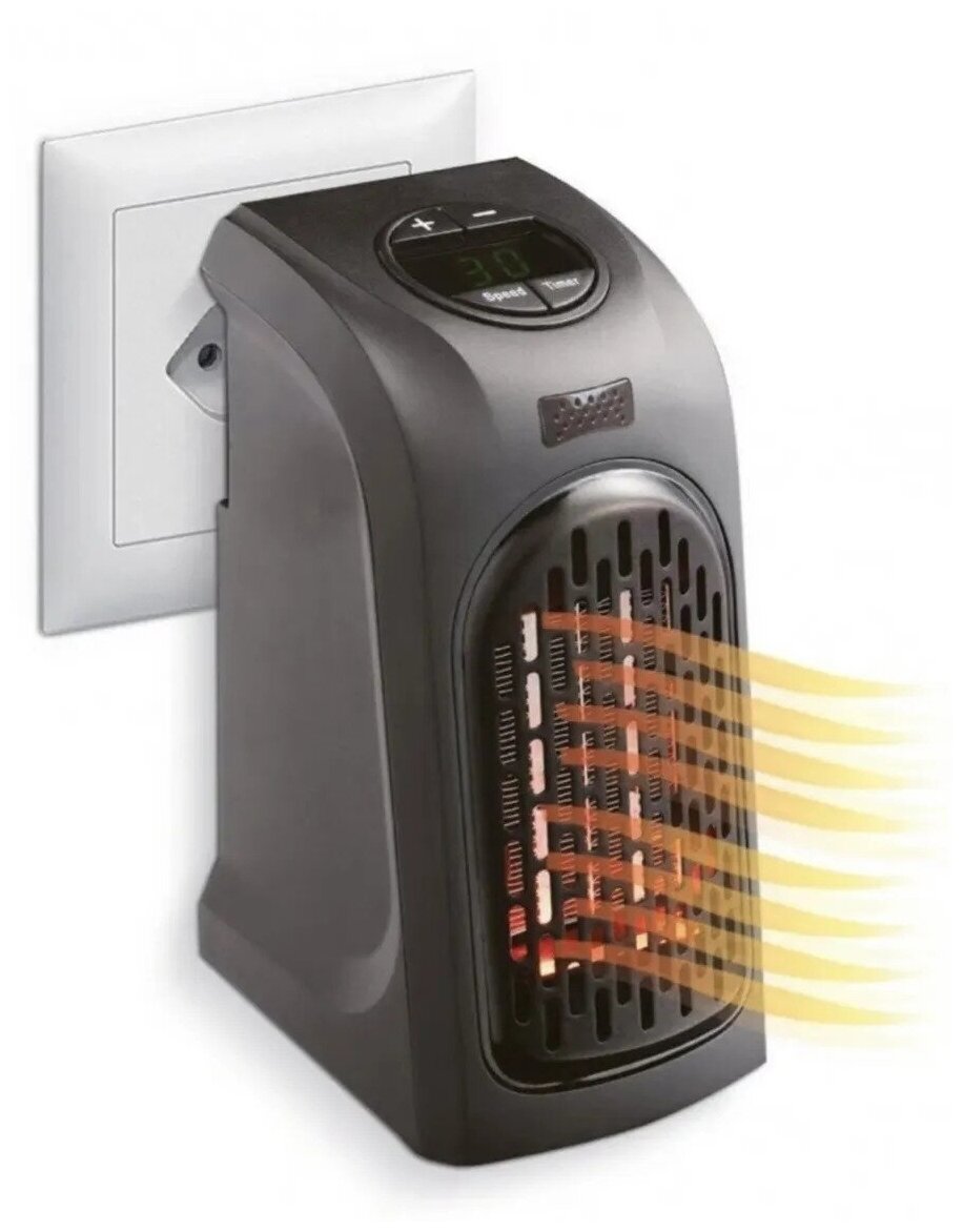 Портативный вентилятор-обогреватель 400 Вт Handy Heater - фотография № 1