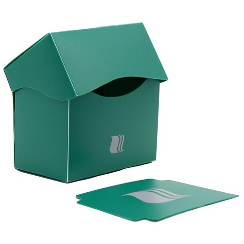 Пластиковая коробочка Blackfire вертикальная - Синяя (80+ карт) - для карт K-Pop, MTG, Pokemon