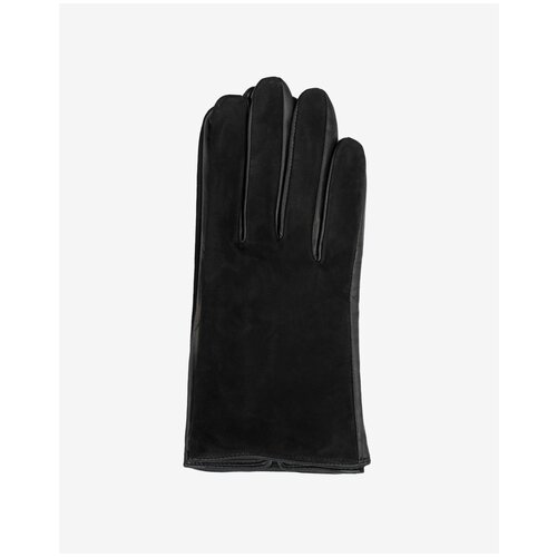 Перчатки женские кожаные утепленные ESTEGLA, размер 7, черные.
