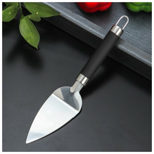 Лопатка-скребок Доляна Venus нержавеющая сталь цвет чёрный 516₽