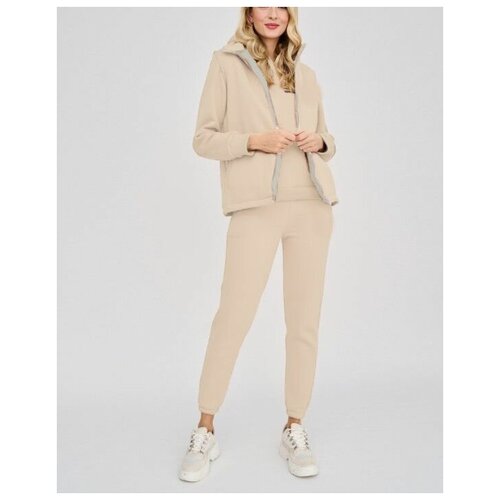 фото Спортивный костюм-тройка, бежевый, 50 размер los angeles apparel
