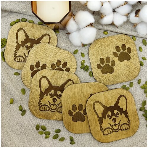 Подставка под горячее, гравировка 