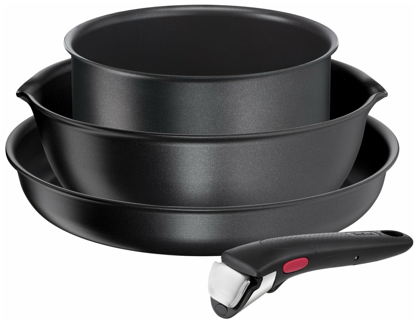 Набор посуды Tefal Ingenio Daily Chef Black из 4 предметов L7629453