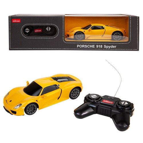 Машина р у 1:24 PORSCHE 918 Spyder Цвет Желтый 2.4G 71400Y радиоуправляемые игрушки meizhi машина porsche 918 1 24