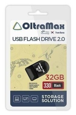 USB флэш-накопитель (OLTRAMAX OM-32GB-330-Black)