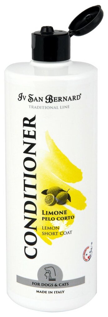 Кондиционер для животных Iv San Bernard ISB Traditional Line Lemon, для короткой шерсти, 3 л - фотография № 6