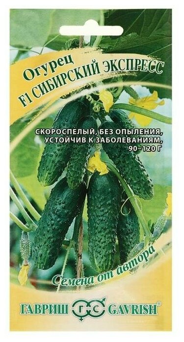 Семена Гавриш Семена от автора Огурец Сибирский экспресс F1 10 шт.