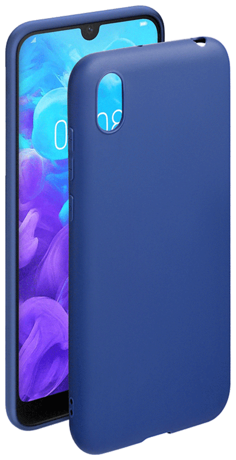 Чехол Gel Color Case для Huawei Y5 (2019), синий, Deppa 87150