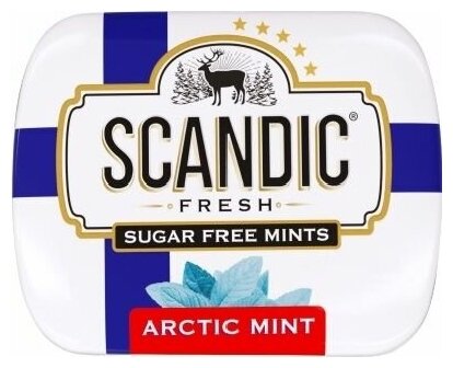 Конфеты Scandic без сахара со вкусом мята, 3 упаковки - фотография № 3