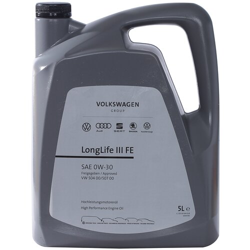 Масло 5L VW Longlife III SAE 0W30 (европа) допуски 504/507 00 синтетическое