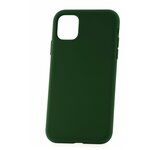 Чехол для iPhone 11 Kruche Silicone tough MagSafe Green, противоударный кейс, силиконовый бампер магсейф, софттач накладка с защитой камеры - изображение