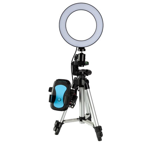 Кольцевой светодиодный свет LED DOFA с креплением для смартфона и штативом 194000₽