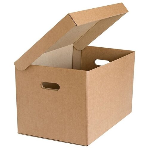 20 шт. Архивный короб А4 Decoromir 330х230х230 мм, Т-24 бурый