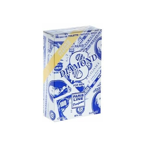 Туалетная вода Dollar Diamond Intense Perfume, комплект 2 шт., мужская, 100 мл