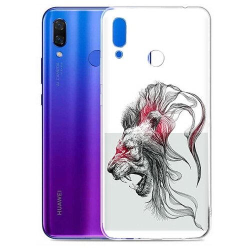 чехол задняя панель накладка бампер mypads курящий лев для huawei honor play 6 64gb 4 64gb cor l29 противоударный Чехол задняя-панель-накладка-бампер MyPads разъяренный лев для Huawei Honor Play (6/64GB/4/64GB) COR-L29 противоударный