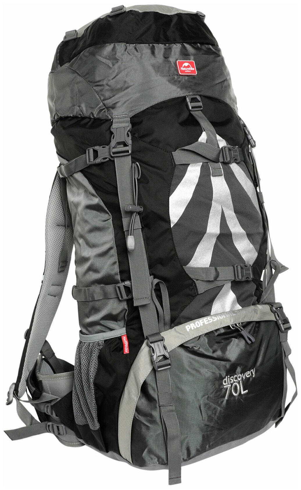 Рюкзак Naturehike 2022 Backpacks 70L Black/Gray