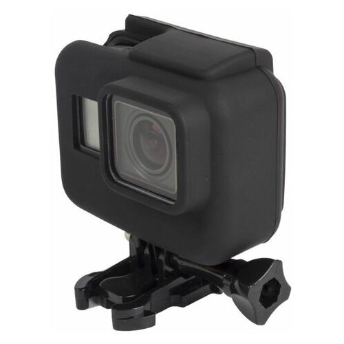 Силиконовый чехол Telesin на GoPro 5/6/7 Black в рамке, чёрный