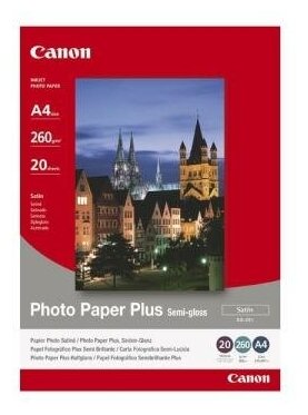 Бумага Canon SG-201 А4 260 г/кв. м полуглянцевая 1686B021 20л