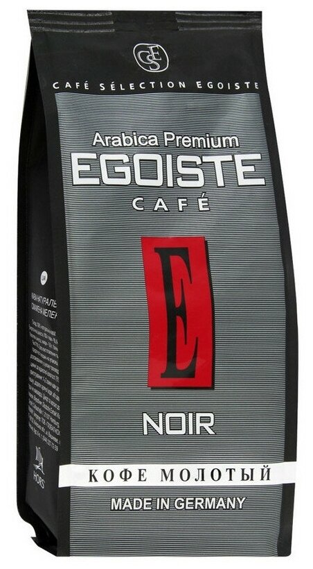 Кофе молотый Egoiste Noir 250г Deutsche Extrakt Kaffee - фото №14