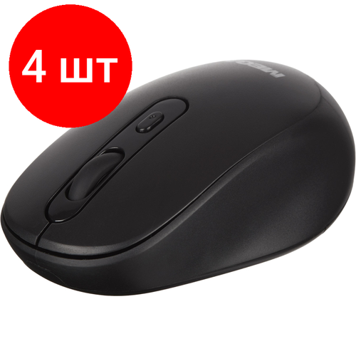Комплект 4 штук Мышь компьютерная ProMega E-WM008 черная 1200-3200DPi 24Ггц 105x64x38мм 328800₽