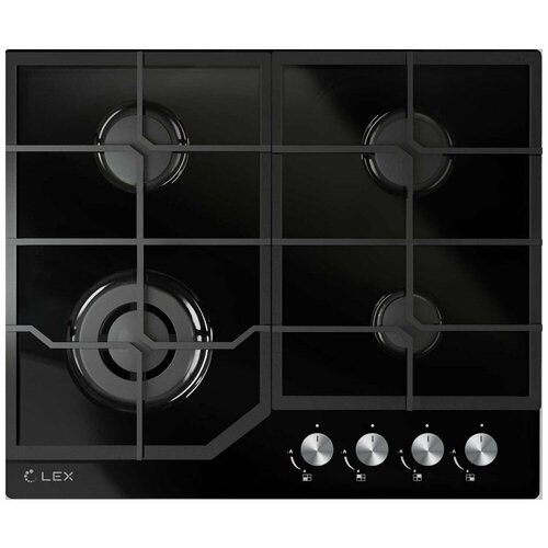 Встраиваемая газовая варочная панель LEX GVG 640-1 BL 2099000₽