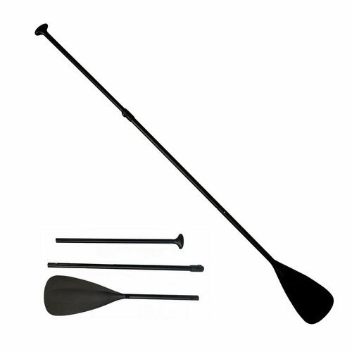 Весло разборное 3-секционное, регулируемое 160-210см весло для sup доски nylon 3 section paddle