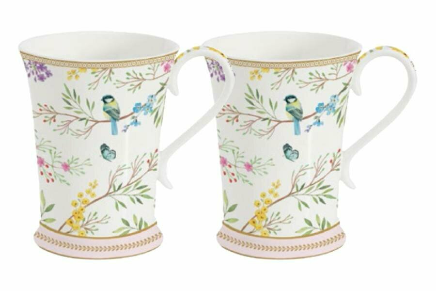 фото Набор 2 кружки Пение птиц, 0,3 л (Easy Life)