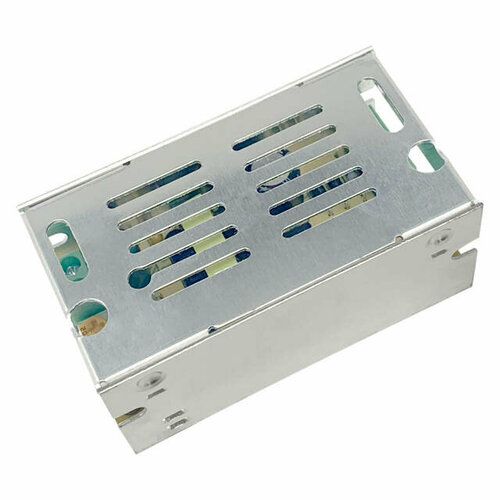 Блок питания DE FRAN LED DFB 12В 15Вт 1A AC/DC IP20 сетка металл серый