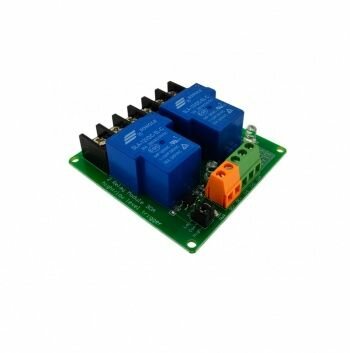 Релейный модуль 2 канала 30 А питание 12V