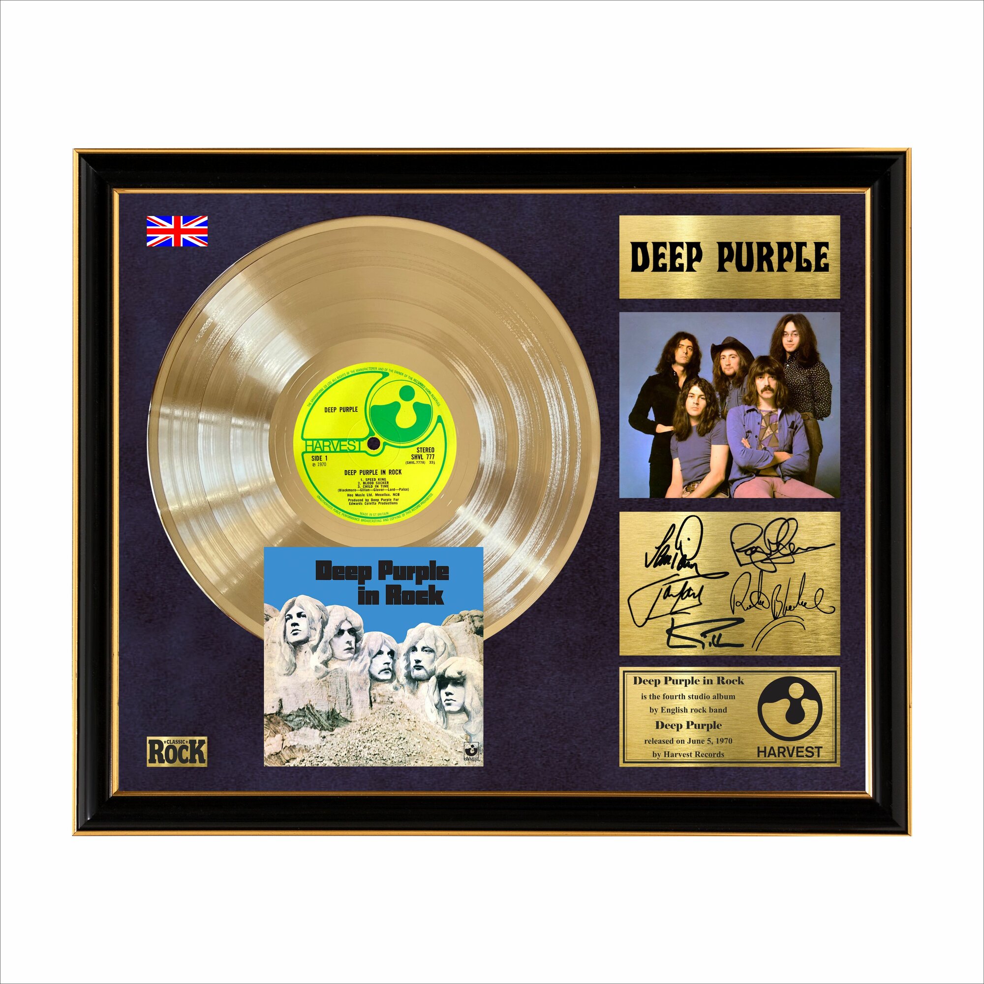 Картина в рамке Deep Purple