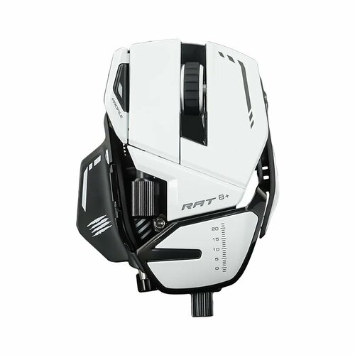 Madcatz Rat8 механическая игровая мышь Белый 10931₽