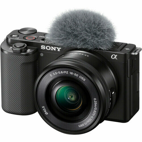 Фотоаппарат SONY ZV-E10 KIT 16-50 BLACK русский меню 89600₽