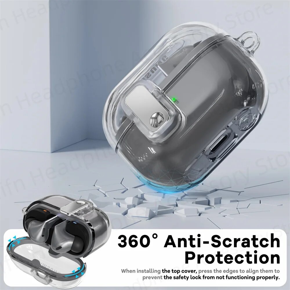 Чехол для Samsung Galaxy Buds 3/Buds3 Pro из кожи/силикона/поликарбоната, with pen, buds3 pro case — фото 1