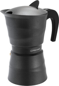 RONDELL Кофеварка гейзерн. Rondell Pacific Grey RDA-1901 0.45л алюминий серый