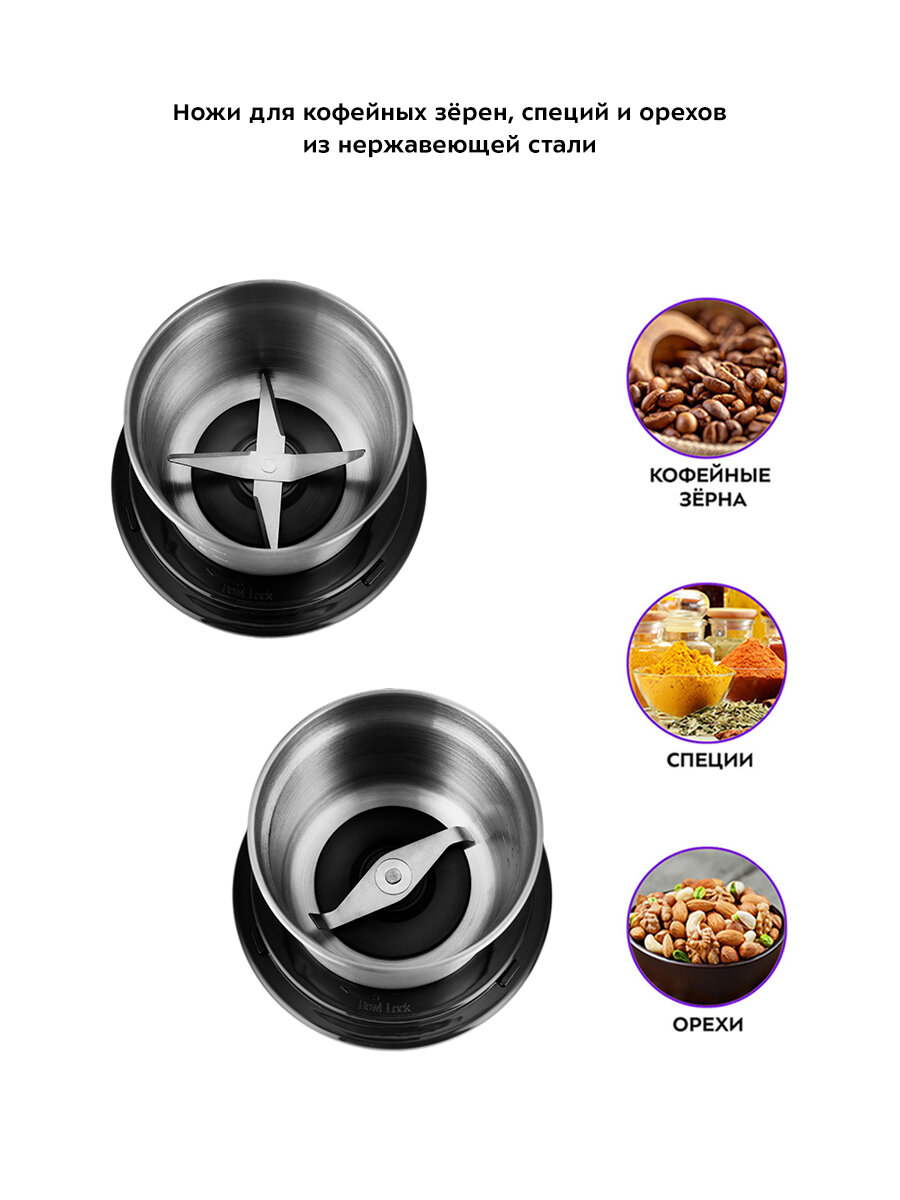 Кофемолка Kitfort КТ-773 — фото 1