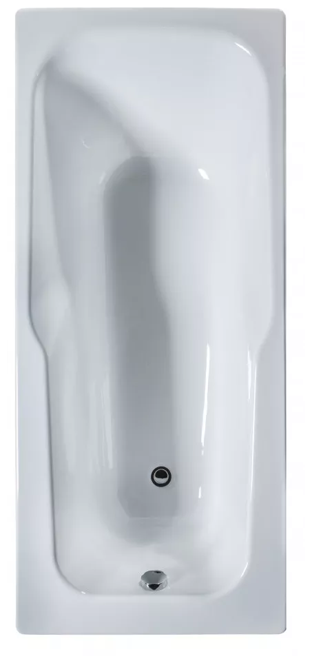 Ванна Универсал Эврика 170x75, чугун, глянцевое покрытие, белый