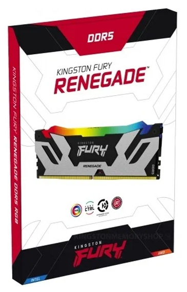 Оперативная память KINGSTON DIMM FURY Renegade RGB 16GB DDR5-6000 (KF560C32RSA-16)