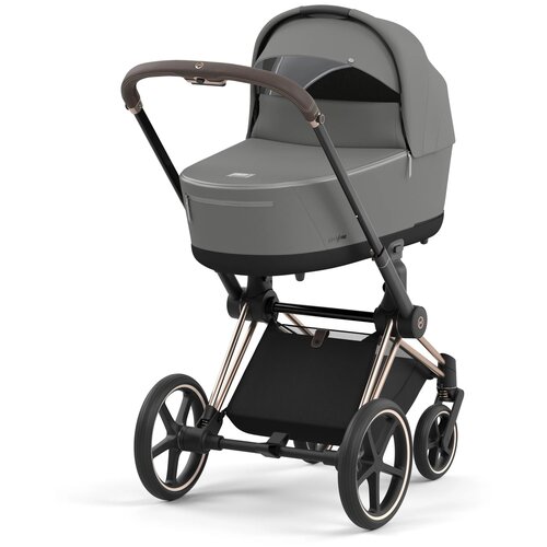 Универсальная коляска Cybex Priam IV 2 в 1, Soho Grey, цвет шасси: Rosegold коляска 3 в 1 cybex priam iv soho grey шасси rosegold