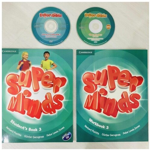 Super Minds 3 Комплект Учебник+Тетрадь+СD
