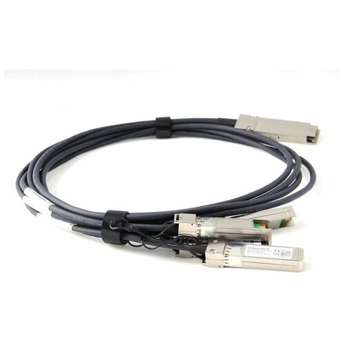 кабель infortrend 9370cm40gcab2 0030 dac qsfp qsfp 40ge 3m Кабель DAC QSFP+/QSFP+ 40GE 3M QSFP-40G-CU3M HUAWEI Кабель стекирования Huawei {QSFP-40G-CU3M} 40GE, длина: 3 метра (Два QSFP+ коннектора, Медный пассивный кабель для использования внутри помещений, High speed direct-attach cable /DAC/) [02310MUH]