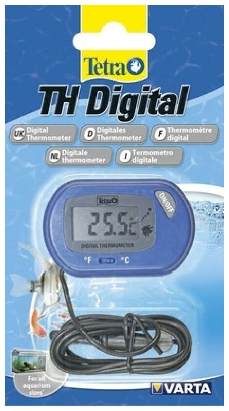 Tetra TH Digital Thermometer цифровой термометр для точного измерения температуры воды в аквариуме - фотография № 6