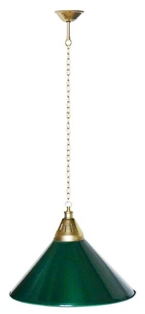 Подвесной светильник для бильярда Startbilliards, 1 плафон (цвет зелёный)