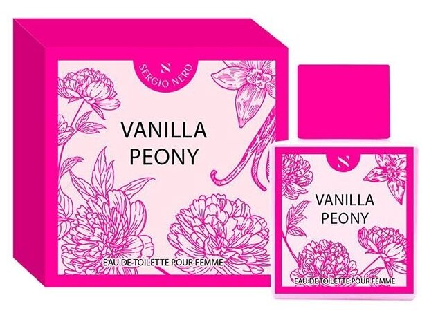 Sergio Nero Женский Vanilla Peony Туалетная вода (edt) 50мл