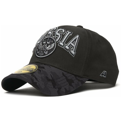 фото Бейсболка мужская россия atributika & club, кепка из хлопка чёрная атрибутика и клуб