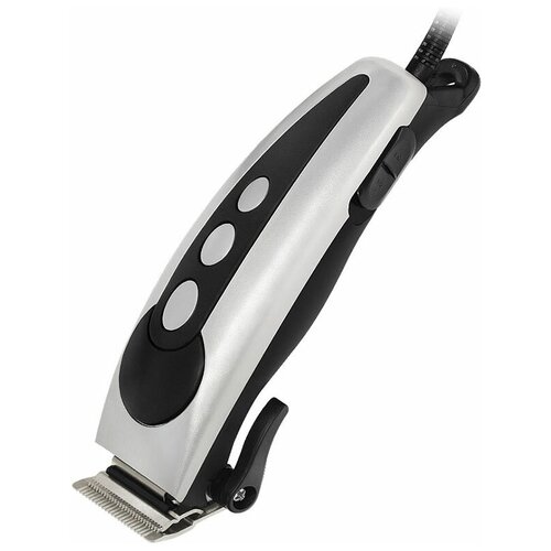 Машинка для стрижки Irit IR-3352 10 Вт 4 насадки нержавеющая сталь от сети серая 138000₽