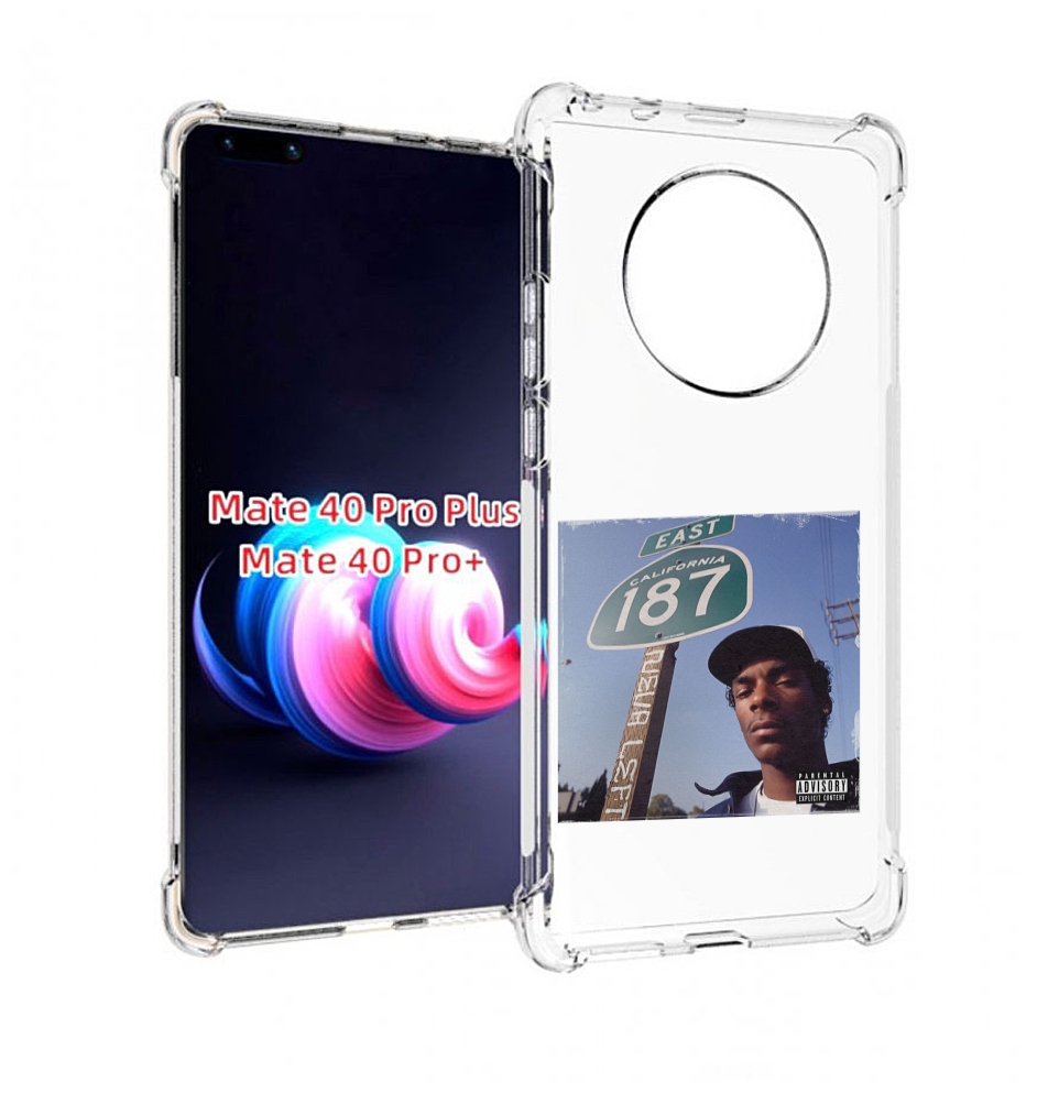 Чехол MyPads Snoop Dogg NEVA LEFT для Huawei Mate 40 Pro+ Plus задняя-панель-накладка-бампер