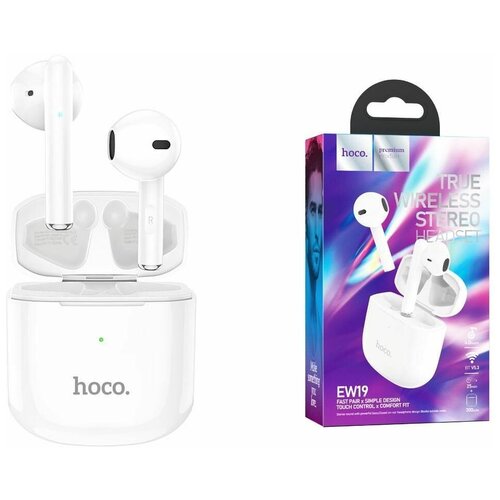 Беспроводные наушники EW19 Amusement TWS headset HOCO белые 143000₽