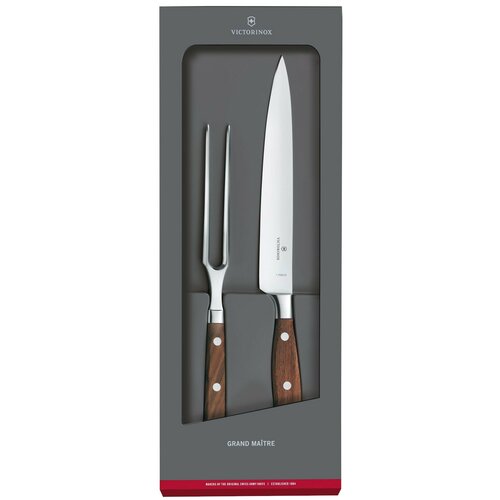 Набор ножей кухон. Victorinox Grand Maitre (7.7240.2) компл.:1шт вилка дерево подар.коробка