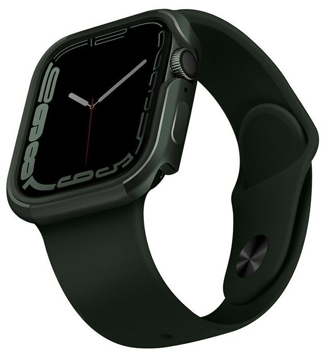 Чехол Uniq Valencia aluminium для Apple Watch 7/6/SE/5/4 45/44 мм, зеленый