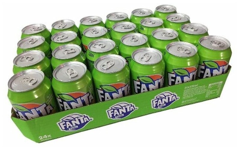 Газированный напиток FANTA (Фанта), Дания, 0.33 л - фотография № 3